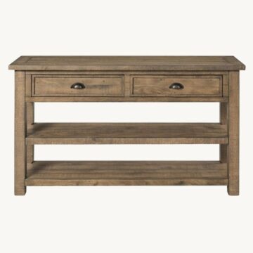 Rustic Wood Console Table