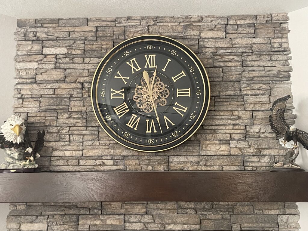 Why This Oversized Wall Clock Became the Anchor of Our Family Room | Willow Haven Co