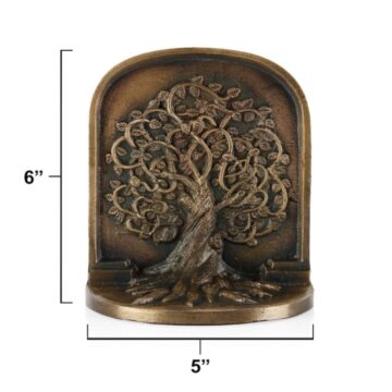 Nature-Inspired Tree of Life Bookends