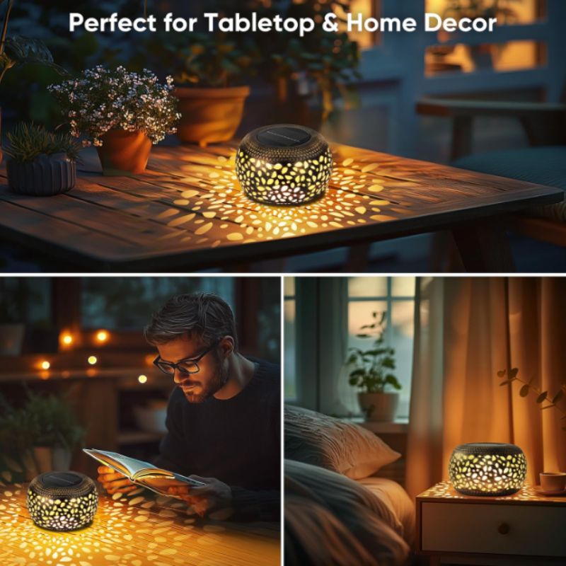 Cozy Porch Ideas for Relaxing Outdoor Spaces | Willow Haven Co solar outdoor lantern patio table decor lighting