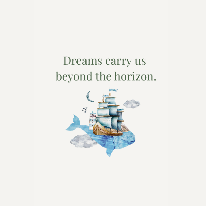 Cozy Dream Journal: Record Dreams, Symbols, and Reflections | Willow Haven Co Inspirational dream quote page