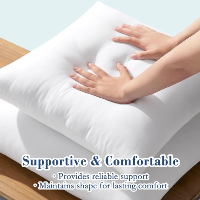 Waterproof 20 x 20 Outdoor Pillow Inserts (Set of 2) | Willow Haven Co Supportive waterproof outdoor throw pillow inserts