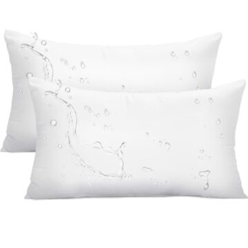 waterproof outdoor lumbar pillow inserts set of 2