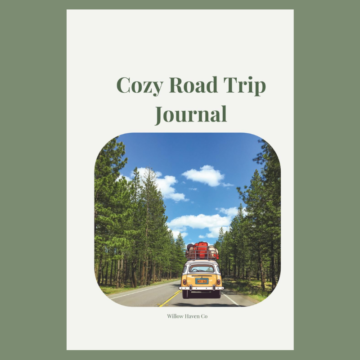 Cozy Road Trip Journal - Front Cover with artwork