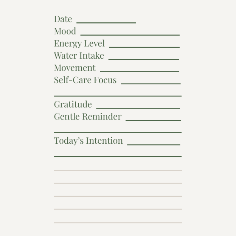 Cozy Wellness Journal: Daily Self-Care, Wellness, and Reflection | Willow Haven Co Cozy Wellness Journal: Daily Self-Care, Wellness, and Reflection - Image 3
