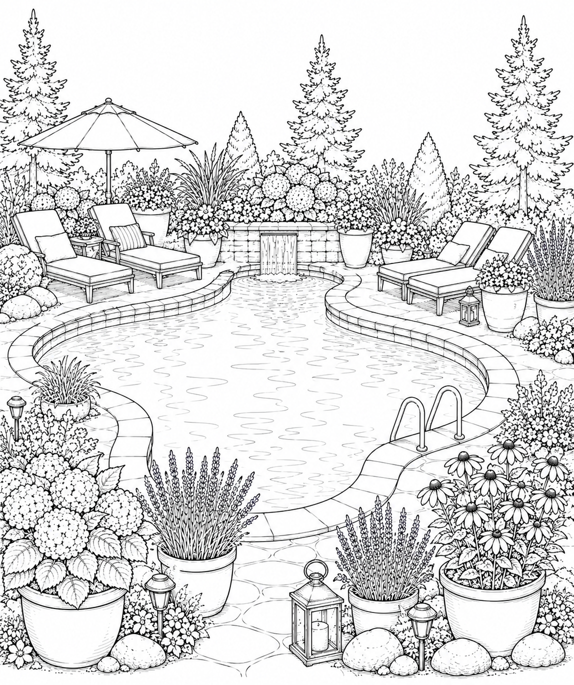 Cozy Garden Coloring Book: 50 Cozy Garden Scenes to Color | Willow Haven Co Cozy Garden Coloring Book: 50 Cozy Garden Scenes to Color - Image 5
